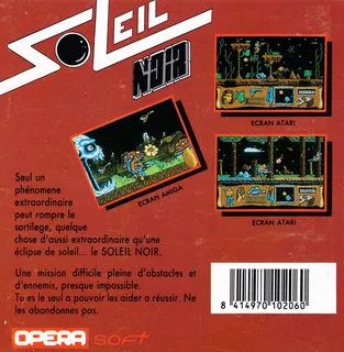 Soleil Noir - Dos