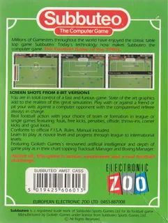 Subbuteo - The Computer Game - Dos
