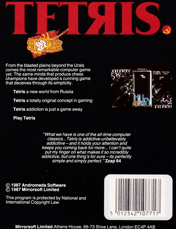 Tetris (Mirrorsoft) dos