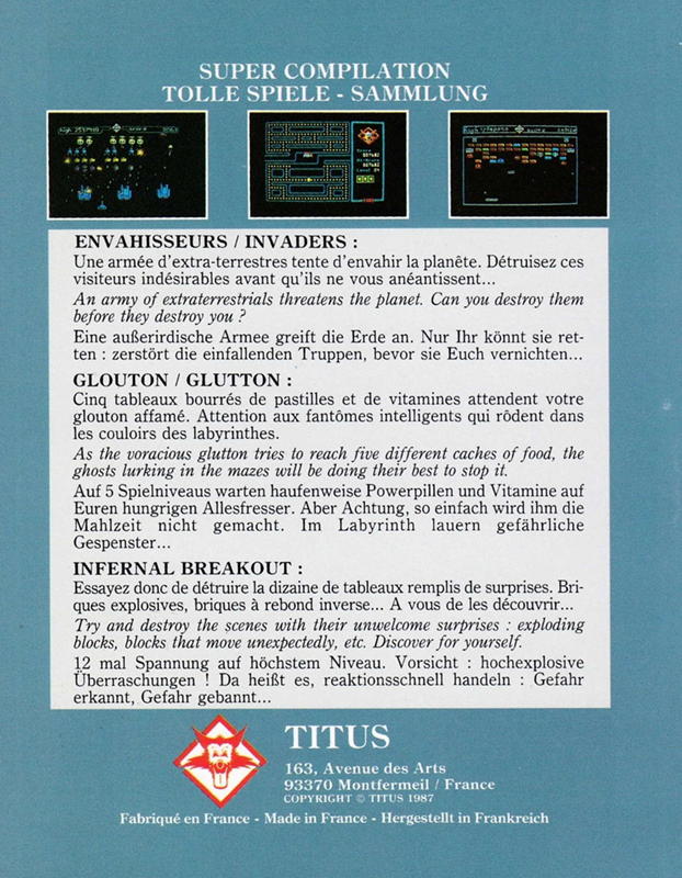 Titus Classiques 1 dos