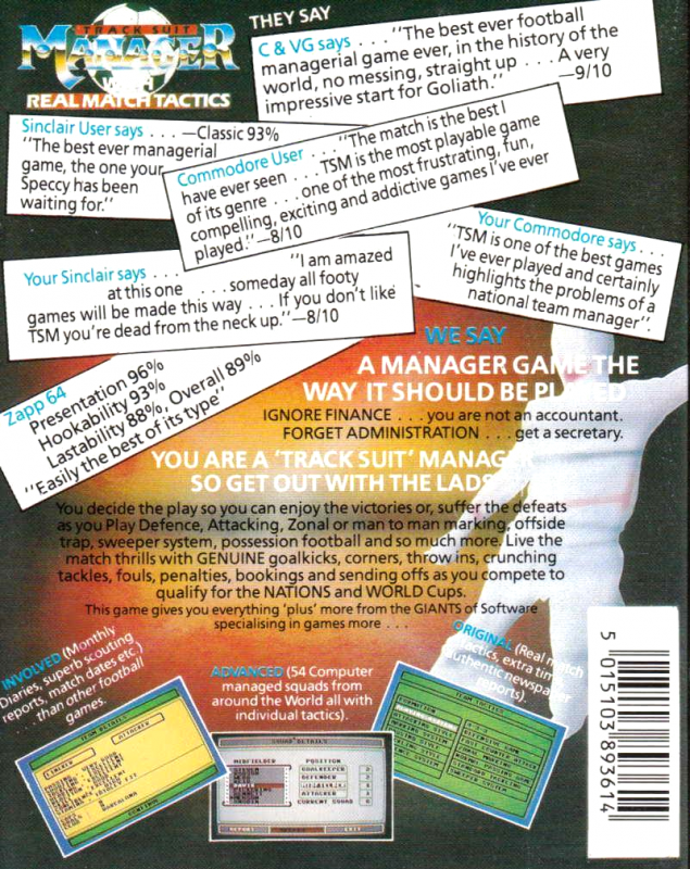 Tracksuit Manager dos