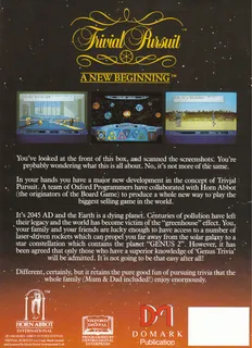 Trivial Pursuit : Nouvelle Generation - Dos