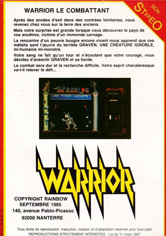 Warrior - Dos