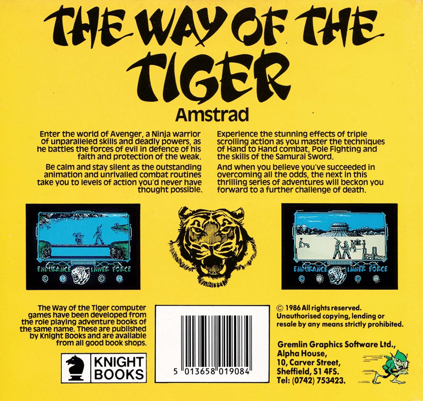 The Way Of The Tiger - Dos