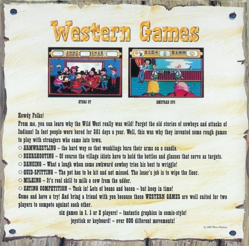 Western Games - Dos