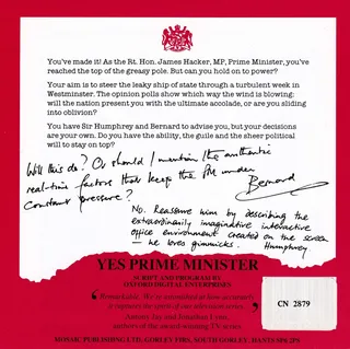 Yes Prime Minister - Dos