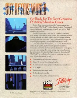 Out of this World - Disk 1 - Dos