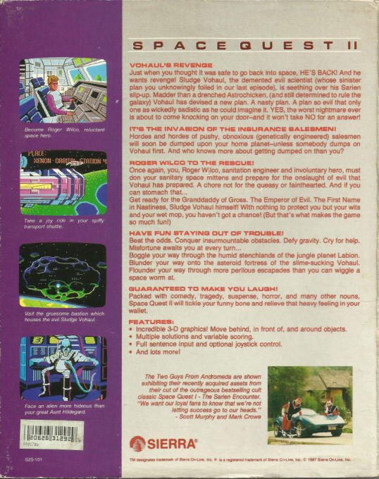 Space Quest 2 - Dos