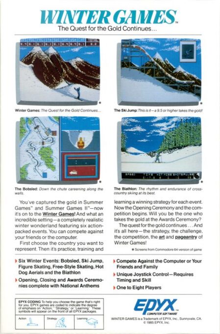 Winter Games - Dos
