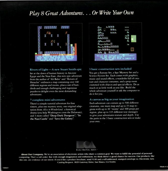 Adventure Construction Set - Dos