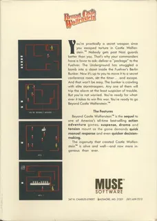 Beyond Castle Wolfenstein - Dos