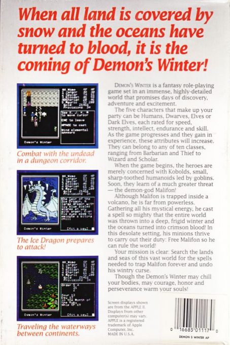 Demon's Winter - Dos
