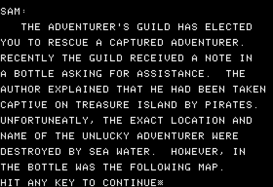 Eamon Adventure #013 - Caves of Treasure Island