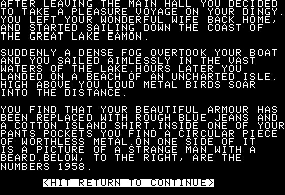 Eamon Adventure #044 - Operation Crab Key