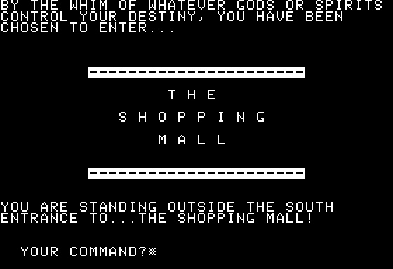 Eamon Adventure #088 - The Shopping Mall