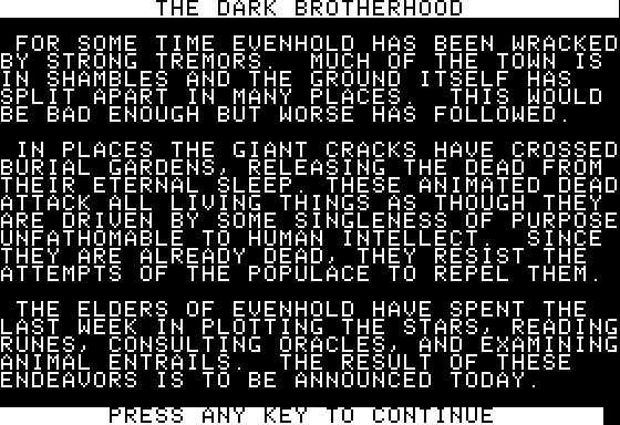 Eamon Adventure #147 - The Dark Brotherhood
