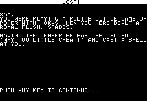 Eamon Adventure #153 - Lost!