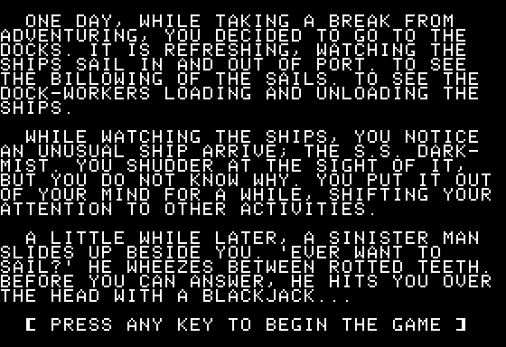 Eamon Adventure #177 - Shippe of Fooles