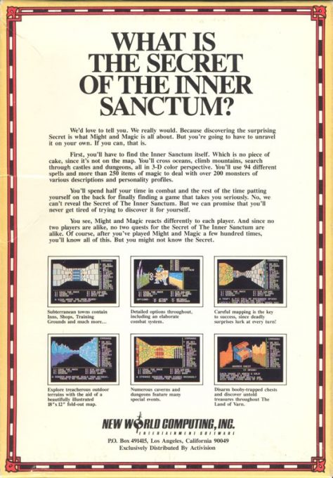 Might And Magic - Book Two - Dos