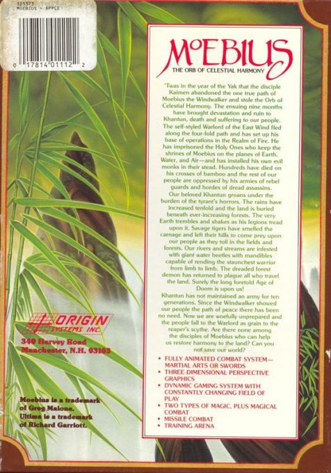 Moebius : The Orb of Celestial Harmony - Dos