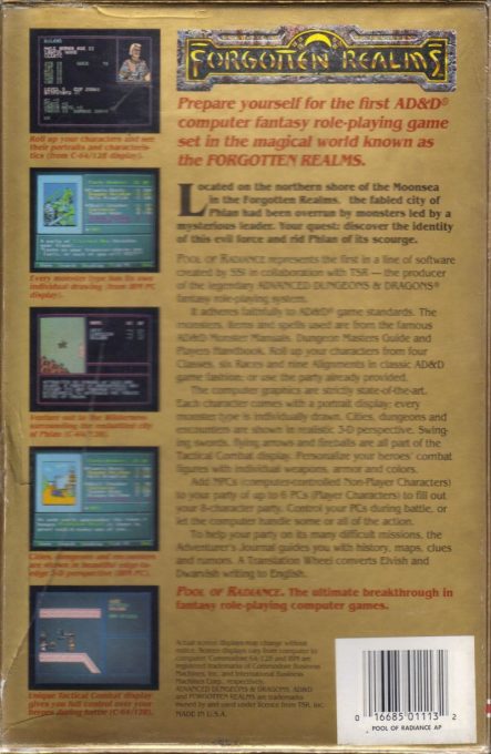 Pool of Radiance - Dos