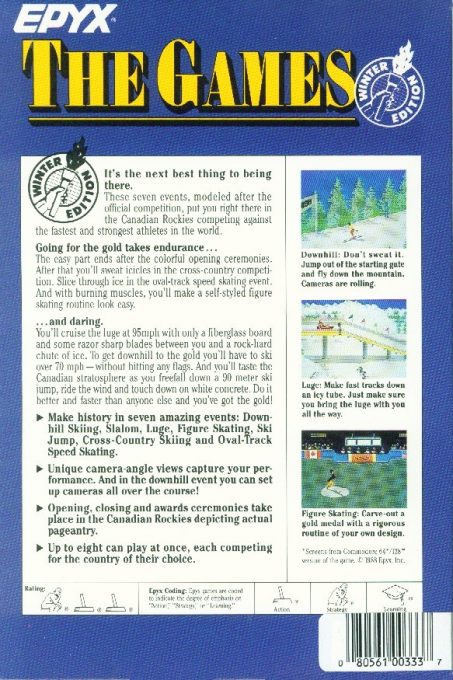 The Games : Winter Edition dos