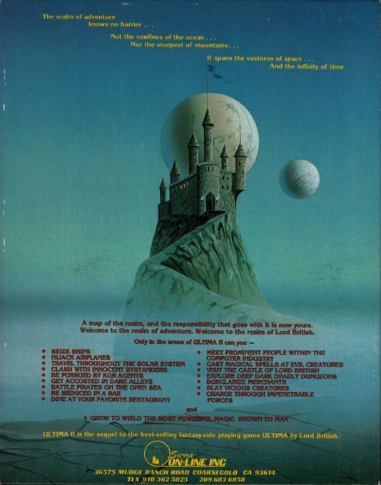 Ultima II - Revenge of the Enchantress - Dos