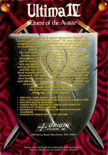 Ultima IV : Quest of the Avatar - Dos