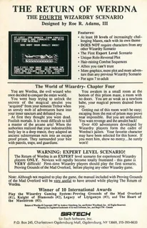 Wizardry - The Return of Werdna - The Fourth Scenario - Dos