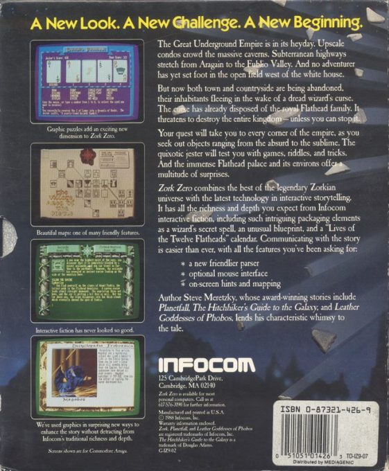 Zork Zero - The Revenge of Megaboz dos