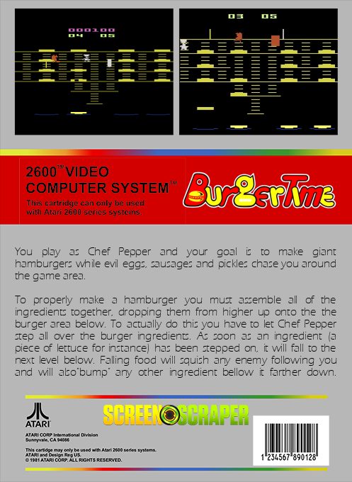 Burgertime - Dos