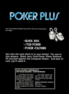 Casino ~ Poker Plus - Dos