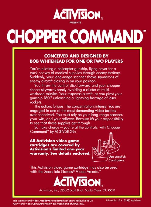 Chopper Command - Dos
