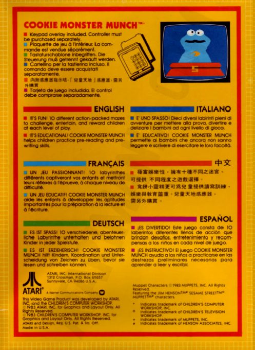 Cookie Monster Munch - Dos