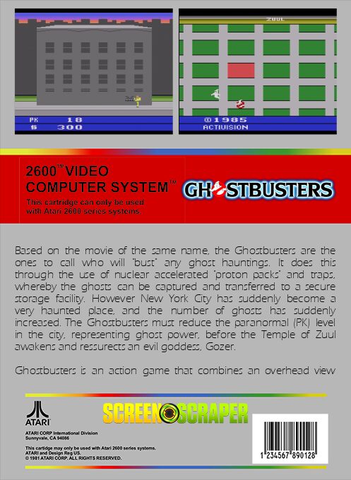 Ghostbusters Improved dos