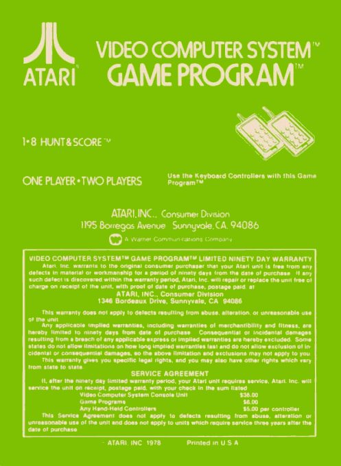 Hunt And Score - Dos