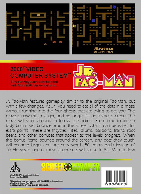Jr. Pac-Man - Dos