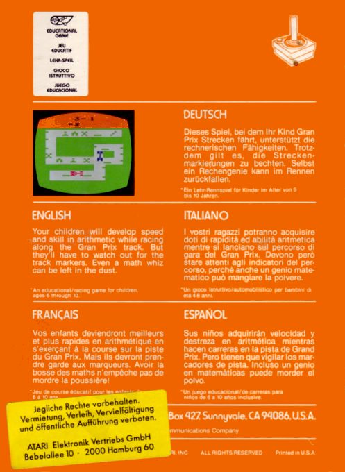 Math Gran Prix - Dos