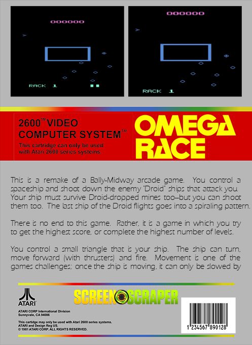 Omega Race - Dos