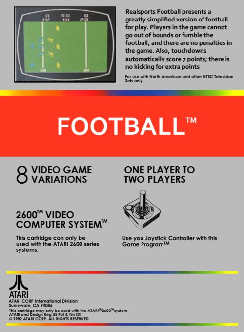 Realsports Football - Dos