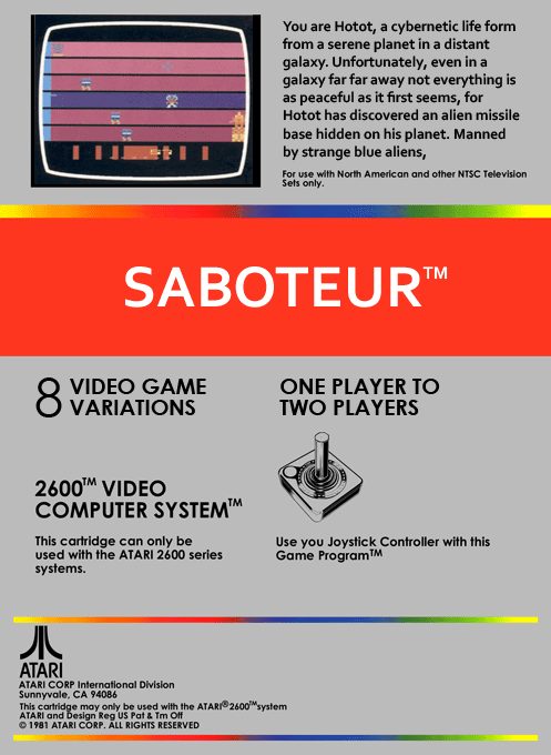 Saboteur - Dos