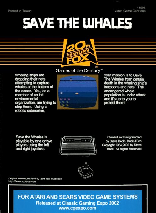 Save The Whales - Dos