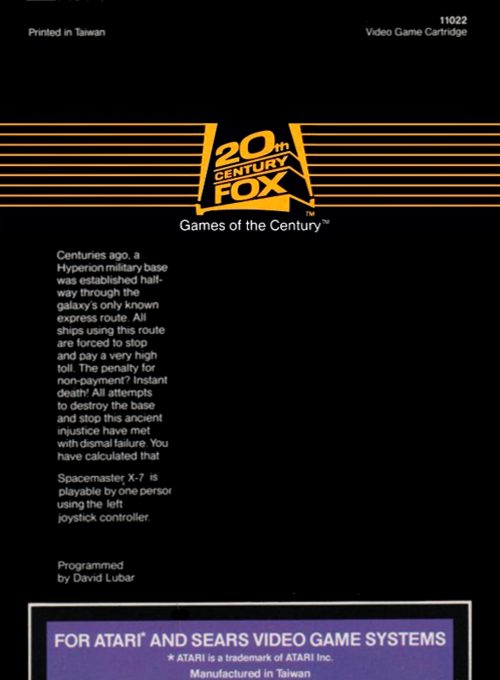 Spacemaster X-7 - Dos