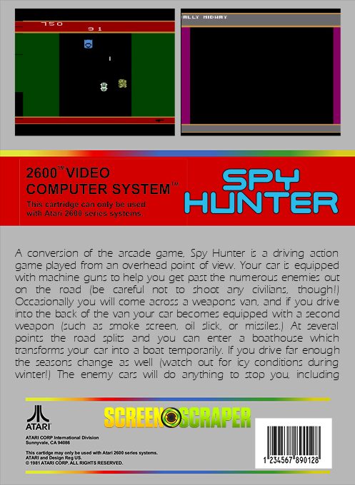 Spy Hunter - Dos