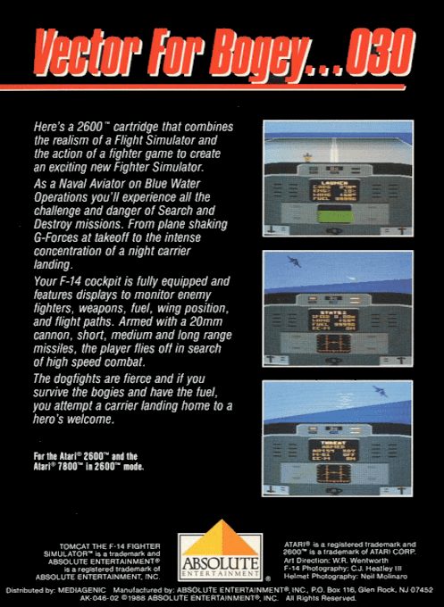 Tomcat : The F-14 Fighter Simulator - Dos