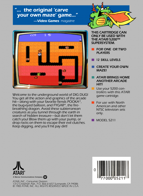 Dig Dug - Dos
