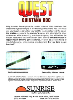 Quest for Quintana Roo - Dos