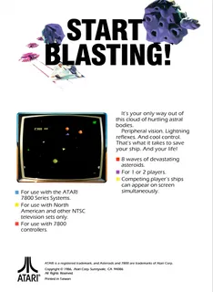 Asteroids, 3D - Dos