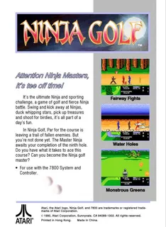Ninja Golf - Dos