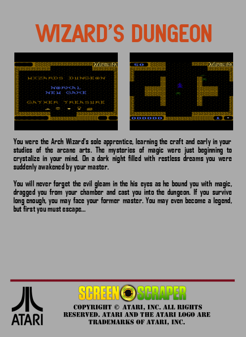 Wizard's Dungeon - Dos